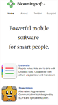 Mobile Screenshot of bloomingsoft.com